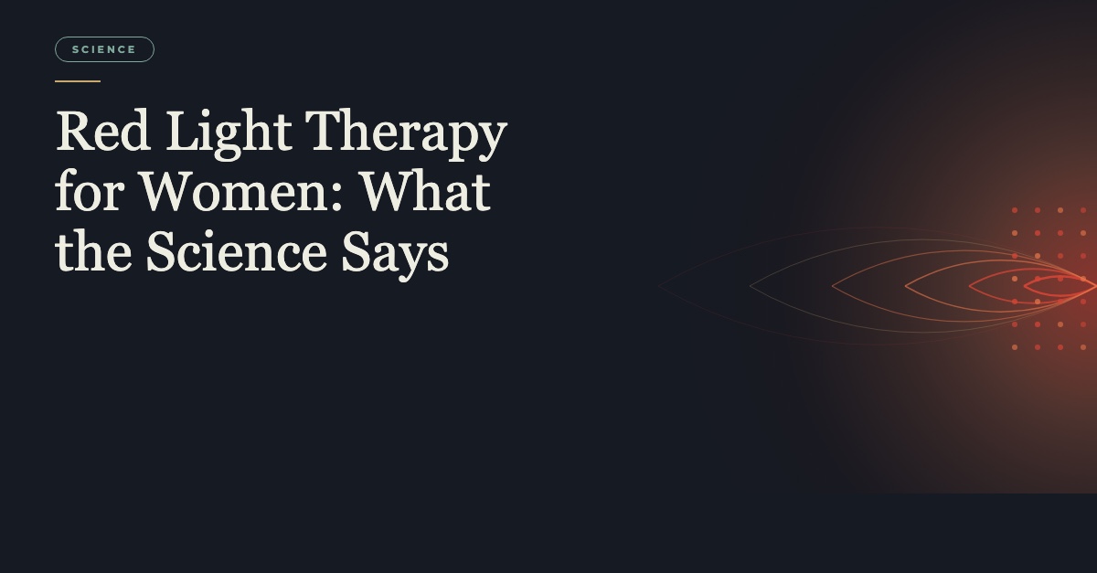 Red light therapy for women science